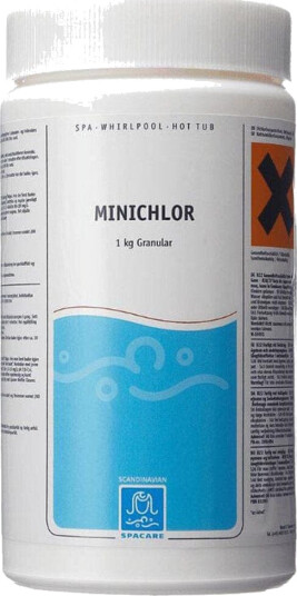 Spacare Minichlor 1kg - Sjokkloring / Kloring av Vann