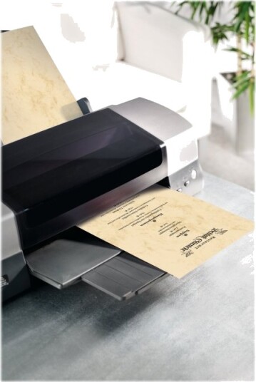 Sigel Design Paper Pergament Marmorbeige A4 210 X 297 Mm 200 G/M² 50 Ark Papir