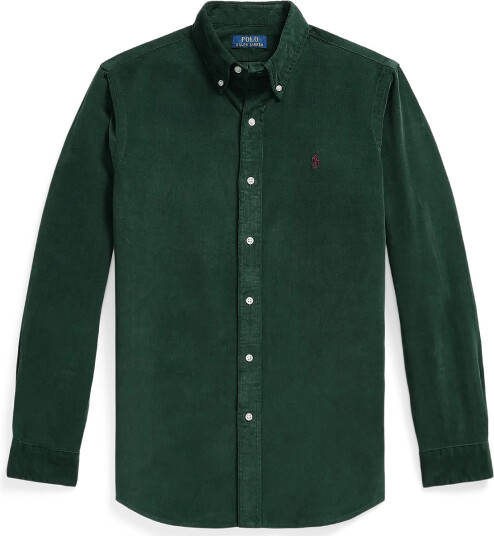 Polo Ralph Lauren Custom Fit Corduroy Shirt Green L