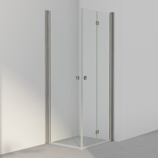 INR Iconic Nordic Rooms Dusjhjørne Linc 66 Flex Standardmål Stone / 70x80cm Høyre Hengslet