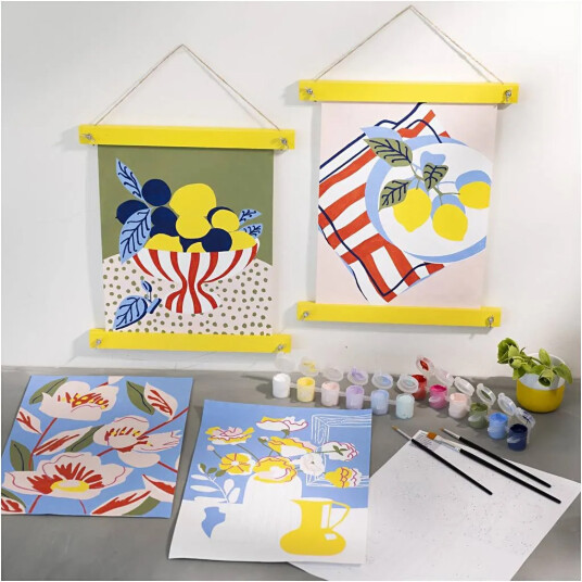 Diverse DIY Kit Fargelegging Mal etter tall akrylmaling 1 pk Diverse DIY Kit Fargelegging Mal etter tall akrylmaling 1 pk