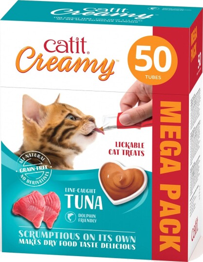 Catit Creamy Megapack Godbit Til Katt Tunfisk 50 X 10 G
