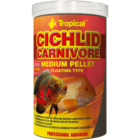 Tropical Cichlid Carnivore Medium Pellet 1Liter Tropical Cichlid Carnivore Medium Pellet 1Liter