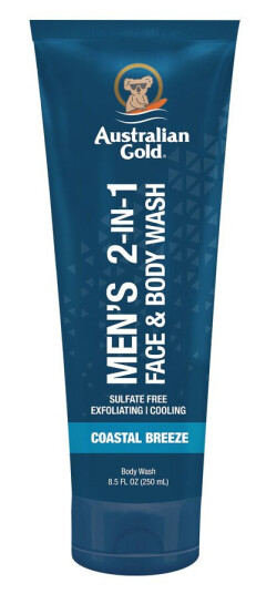 Australian Gold Men's 2-In-1 Face & Body Wash 250ml Australian Gold Men's 2-In-1 Face & Body Wash 250ml