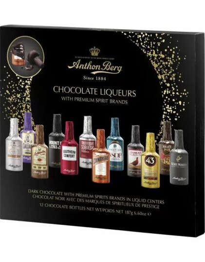 Ert Godis Anthon Berg Chocolate Liqueurs 12 Forskjellige Likørsjokolader i Gaveeske 187 gram