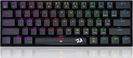 Redragon K630RGB Gaming Tastatur Mekanisk QWERTY RGB LED Sort Redragon K630RGB Gaming Tastatur Mekanisk QWERTY RGB LED Sort