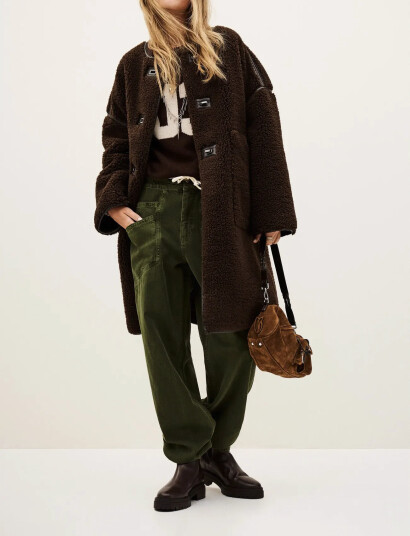 ba&sh Coat Millie   Brown   34