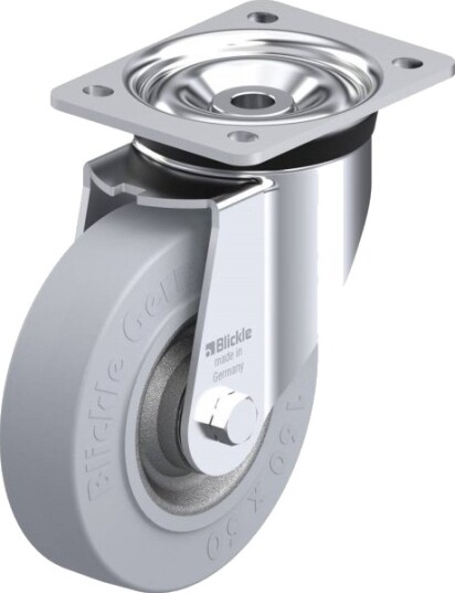 Blickle 644336 Lk-Se 160K-Sg Styrehjul Hjuldiameter: 160 Mm Bæreevne (Maks.): 450 Kg 1 Stk