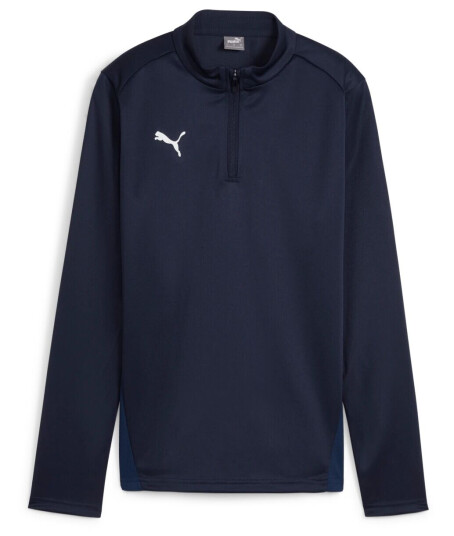 Puma teamGOAL Training 1/4 Zip Top, fotballgenser, dame Navy-White-deep Blue Puma teamGOAL Training 1/4 Zip Top, fotballgenser, dame Navy-White-deep Blue