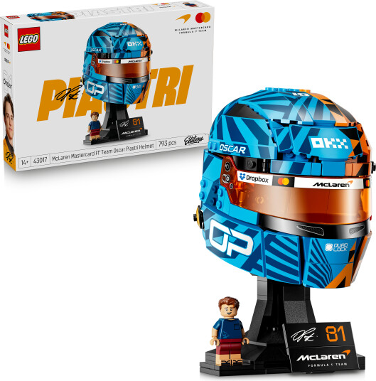 Lego McLaren Mastercard F1 Team Oscar Piastri Hjelm