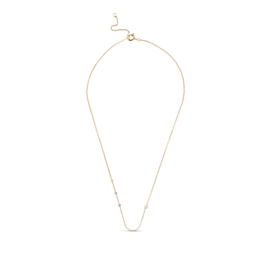 Enamel Copenhagen Lola Simple Necklace Citrus Sky Gullfarge Grønn Gul Hvit Blå Enamel Copenhagen Lola Simple Necklace Citrus Sky Gullfarge Grønn Gul Hvit Blå