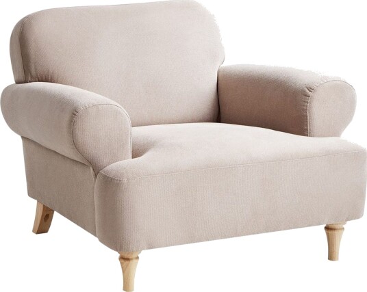 Lenestol Kiberg Taupe lyst tre