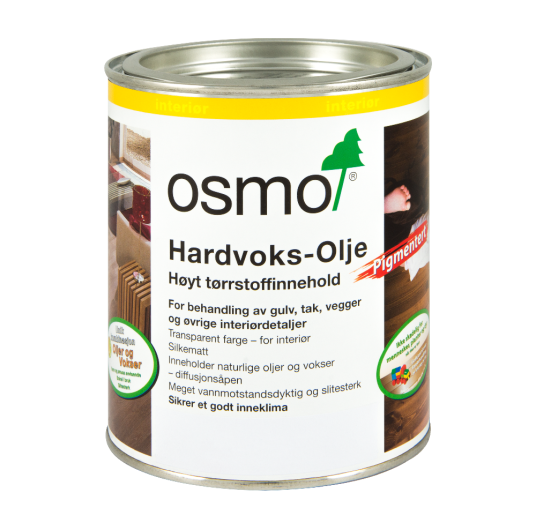 Osmo Holz Und Color hardvoksolje pigmentert 075 liter hvit Osmo Holz Und Color hardvoksolje pigmentert 075 liter hvit