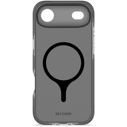 Decoded DropTec Deksel for iPhone 17 Air - MagSafe-kompatibel Gjennomsiktig Svart