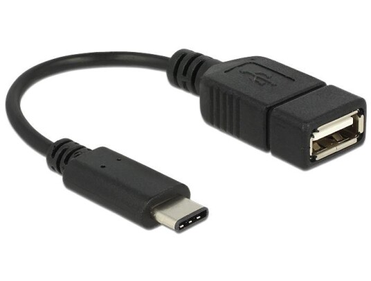 Delock USB type C-adapter - 24 pin USB-C til USB - 15 cm Delock USB type C-adapter - 24 pin USB-C til USB - 15 cm