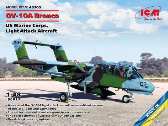 ICM 1/48 OV-10A Bronco US Marine Corps Light Attack Aircraft