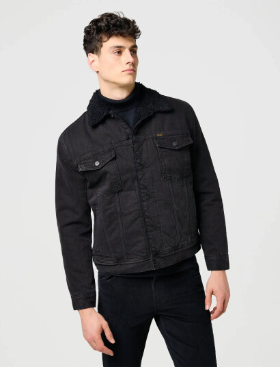 Wrangler Sherpa Classic Jacket - Black - XXL