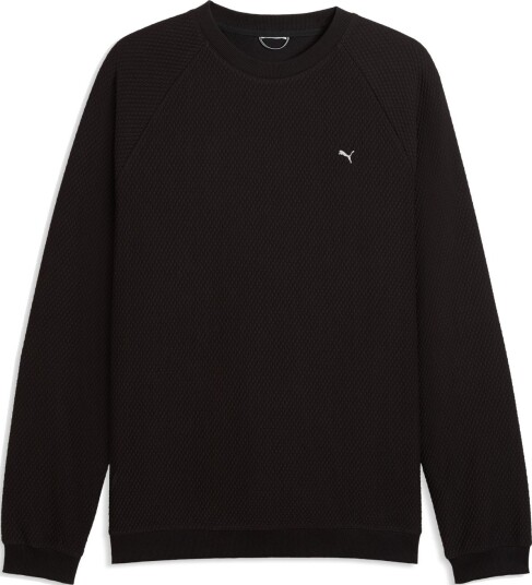 Puma Boulder 2.0 Crewneck   Lc Svart Golfgenser herre Black X Large
