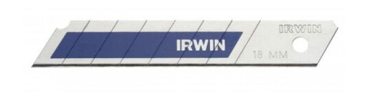 Irwin 18 mm Brytebladkniver - 8-pakning med kontrollert avbrekking Irwin 18 mm Brytebladkniver - 8-pakning med kontrollert avbrekking