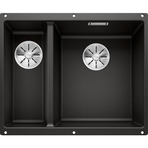 Blanco Subline 340/160-U kjøkkenvask 55,5x46 cm sort Blanco Subline 340/160-U kjøkkenvask 55,5x46 cm sort