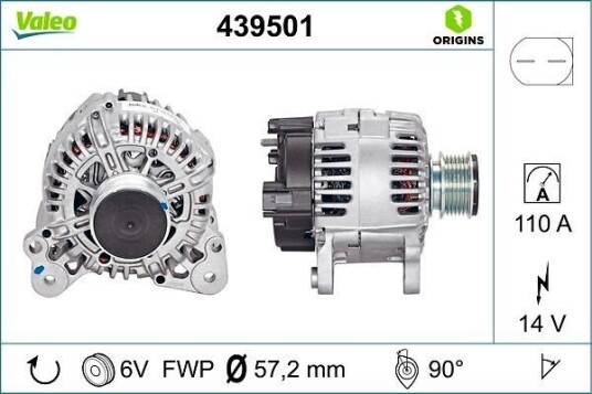 Dynamo VALEO 439501 Dynamo VALEO 439501