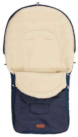 Romper Sillo Sovepose til Barnevogn Uld 95x40cm Blå
