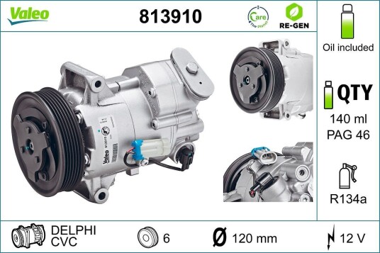 AC kompressor VALEO 813910 AC kompressor VALEO 813910