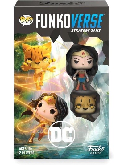 Funkoverse Strategispill DC Comics med Wonder Woman 2PK Funkoverse Strategispill DC Comics med Wonder Woman 2PK