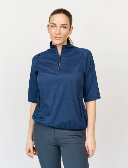 BACKTEE Ladies 80G S/S Packable Shield - Navy - S