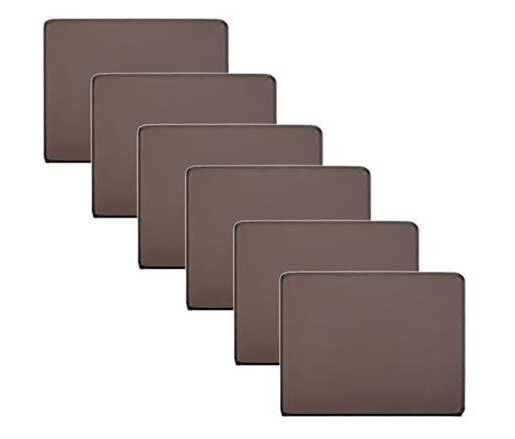 ZicZac - Togo dekkebrikke 6 stk 45x33 cm brun