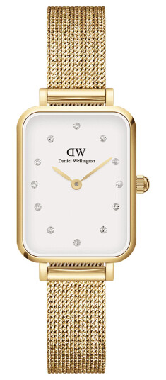 Daniel Wellington DW Klokke Quadro Lumine Pressed Evergold 20x26mm Gold