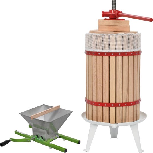 Presse og kvernsett frukt & vin 2 deler - Presse og kvernsett frukt & vin 2 deler -