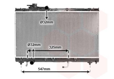 Radiator VAN WEZEL 53002350
