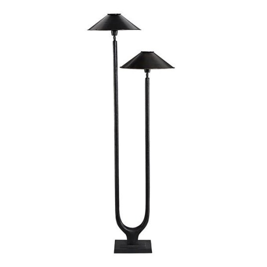 Artwood Twin gulvlampe antikk bronse
