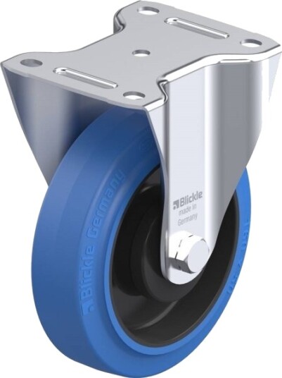 Blickle 644955 B-Poev 160Ka-Sb Hurtig Hjul - Hjuldiameter 160 Mm - Bæreevne (Maks.) 400 Kg - 1 Stk