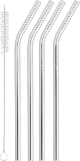 AYA&IDA Straw Bent Silver 21.5 CM