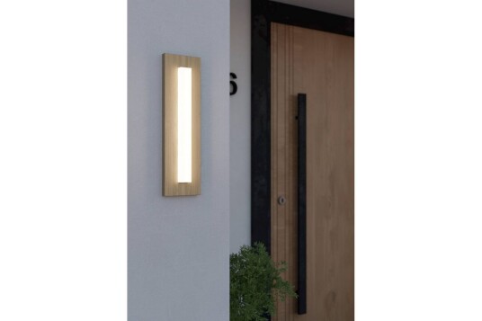 Vegglampe Utendørsbelysning Eglo Bitetto - Hvit/Brun Vegglampe Utendørsbelysning Eglo Bitetto - Hvit/Brun