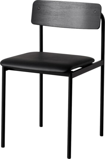 Moebe Offset Spisestol Trukket Sort/ Sort