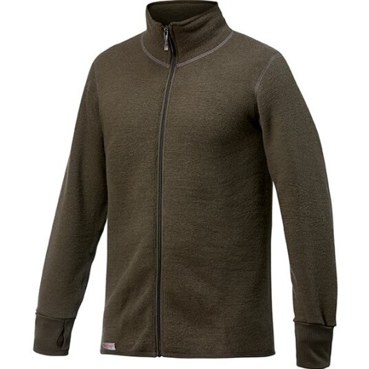 Woolpower Full Zip Jakke 600 Pine Green M
