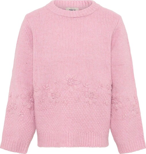 Kids Only Kmgtanya Ls Flower Emb Knt Pink 122 Kids Only Kmgtanya Ls Flower Emb Knt Pink 122