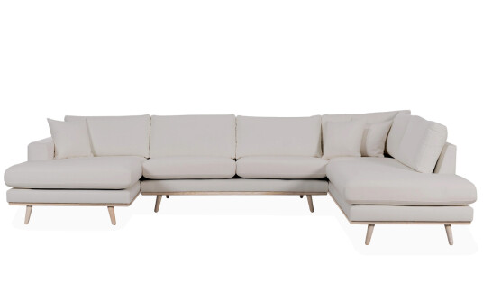 Soffadirekt STOCKHOLM PREMIUM U Sofa Høyre Beige