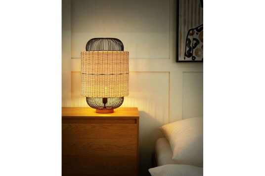 Leftyr Bordlampe 55 cm E27 Svart/Natur Leftyr Bordlampe 55 cm E27 Svart/Natur