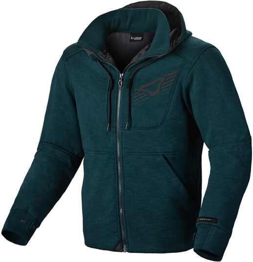 Macna District Motorrad Textiljacke L Grønn Blå