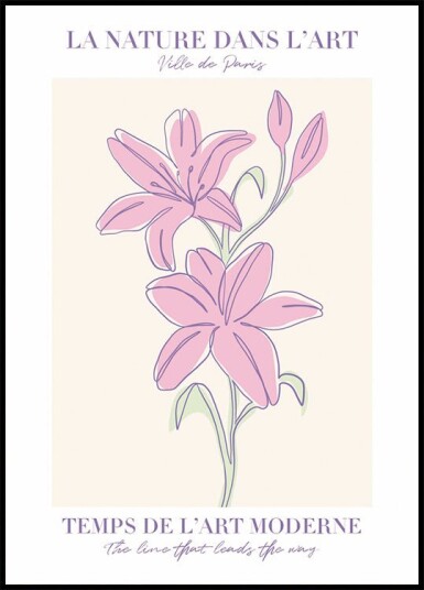 Lilies Plakat Plakat / 50x70cm