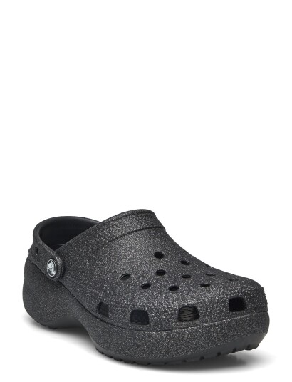 Crocs Classic Platform Glitter Clogw Black 36/37