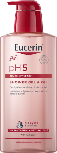 Eucerin pH5 Shower Gel & Oil dusjgel med olje 400 ml Eucerin pH5 Shower Gel & Oil dusjgel med olje 400 ml