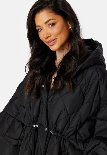 Chiara Forthi Monique Quilted Cape Black L/XL