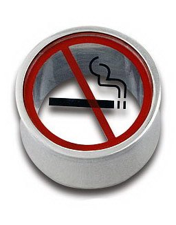 Utgått No Smoking Piercing Plugg 10 mm
