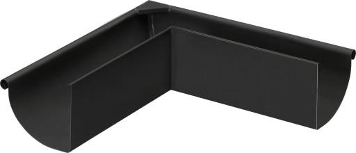 VMZINC Gjæringsskjær ANTHRA ZINC utvendig/kvartrund/loddet 0,8/333 mm anthracite
