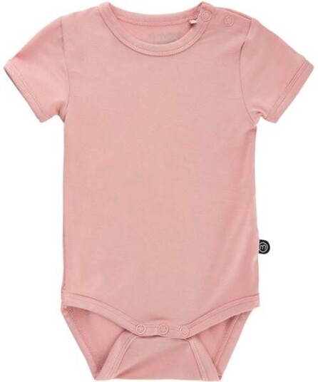 MinyMo kortermet body i bambus misty rose MinyMo kortermet body i bambus misty rose